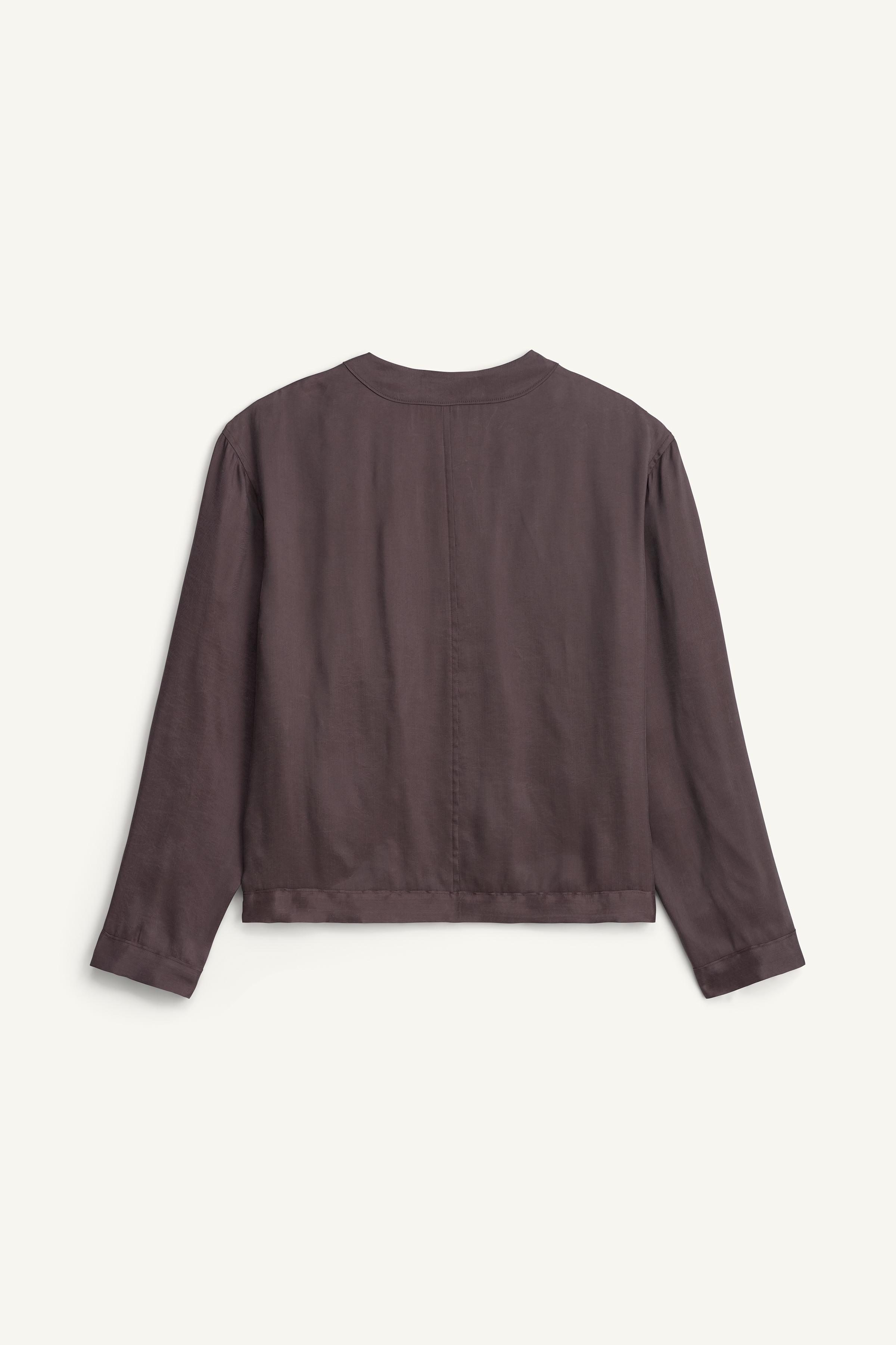 RELAXED FIT LYOCELL-VISCOSE JACKET